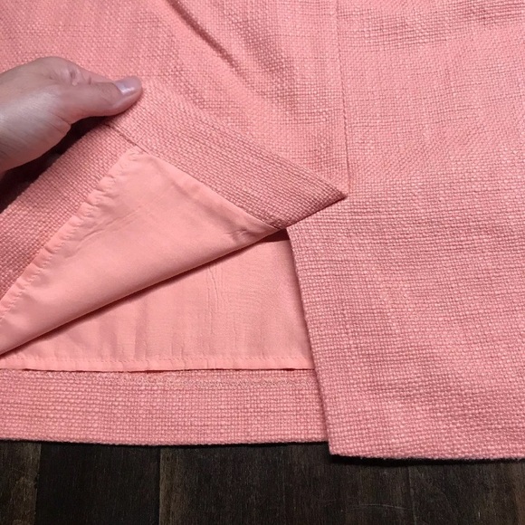 Banana Republic Women’s Peach Tweed Straight Skirt - Picture 5 of 8